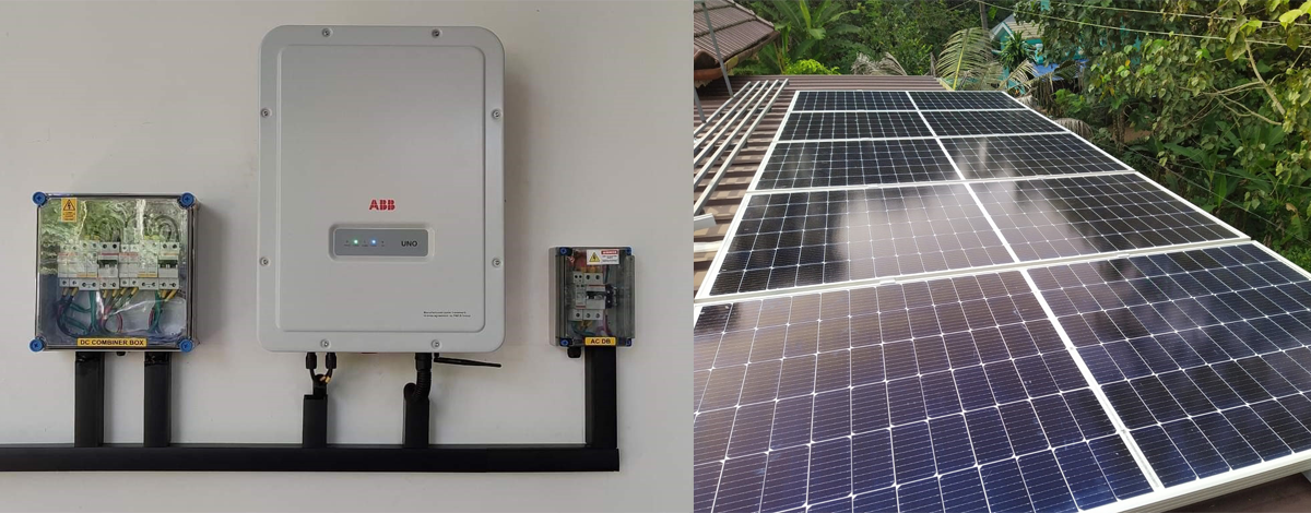 Joseph — 5 kW residential solar installation at Kottayam